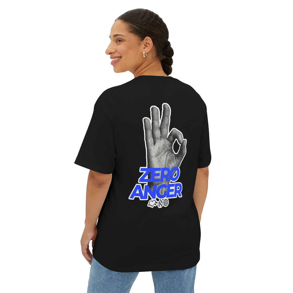 Zero Anger Unisex Oversized Boxy Tee
