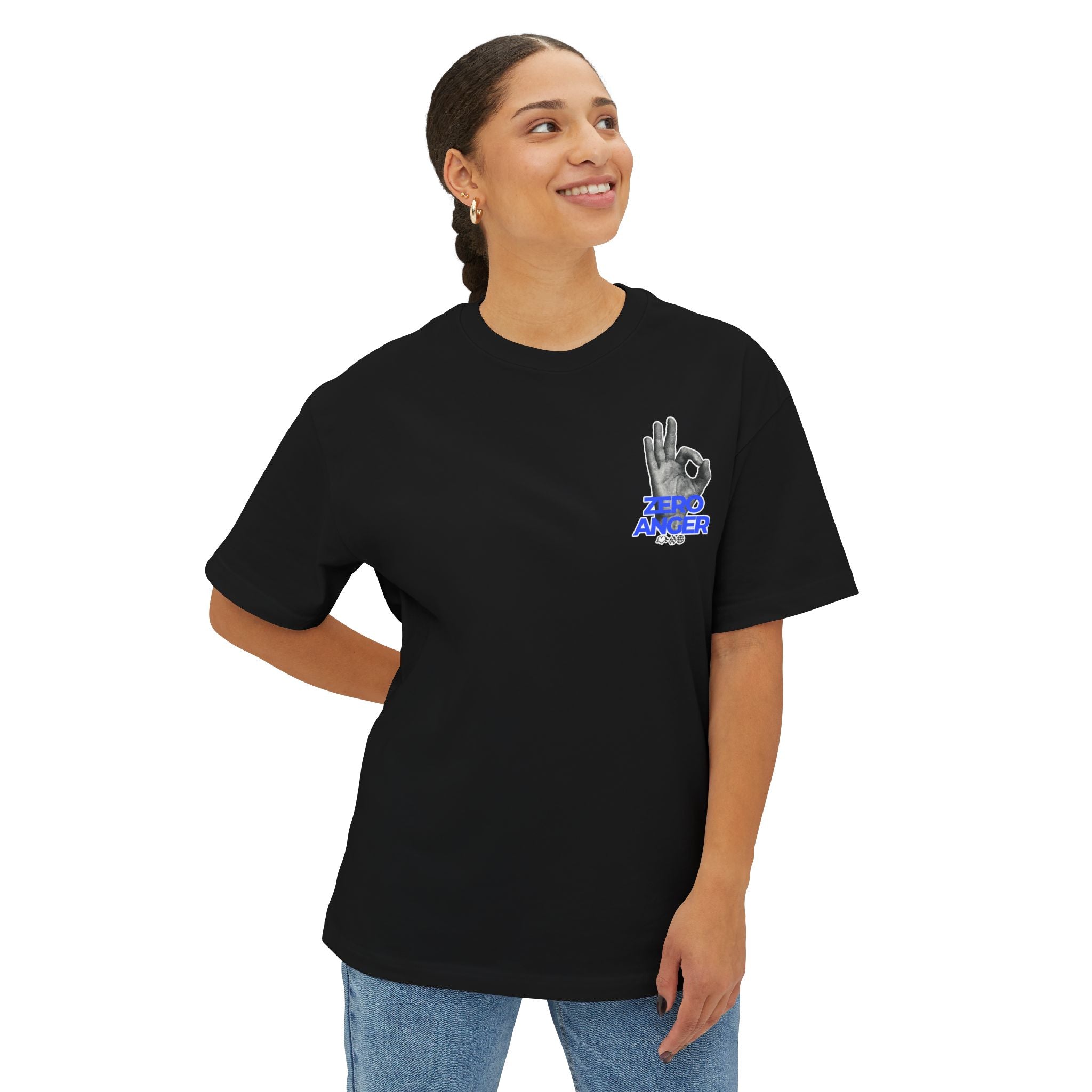 Zero Anger Unisex Oversized Boxy Tee