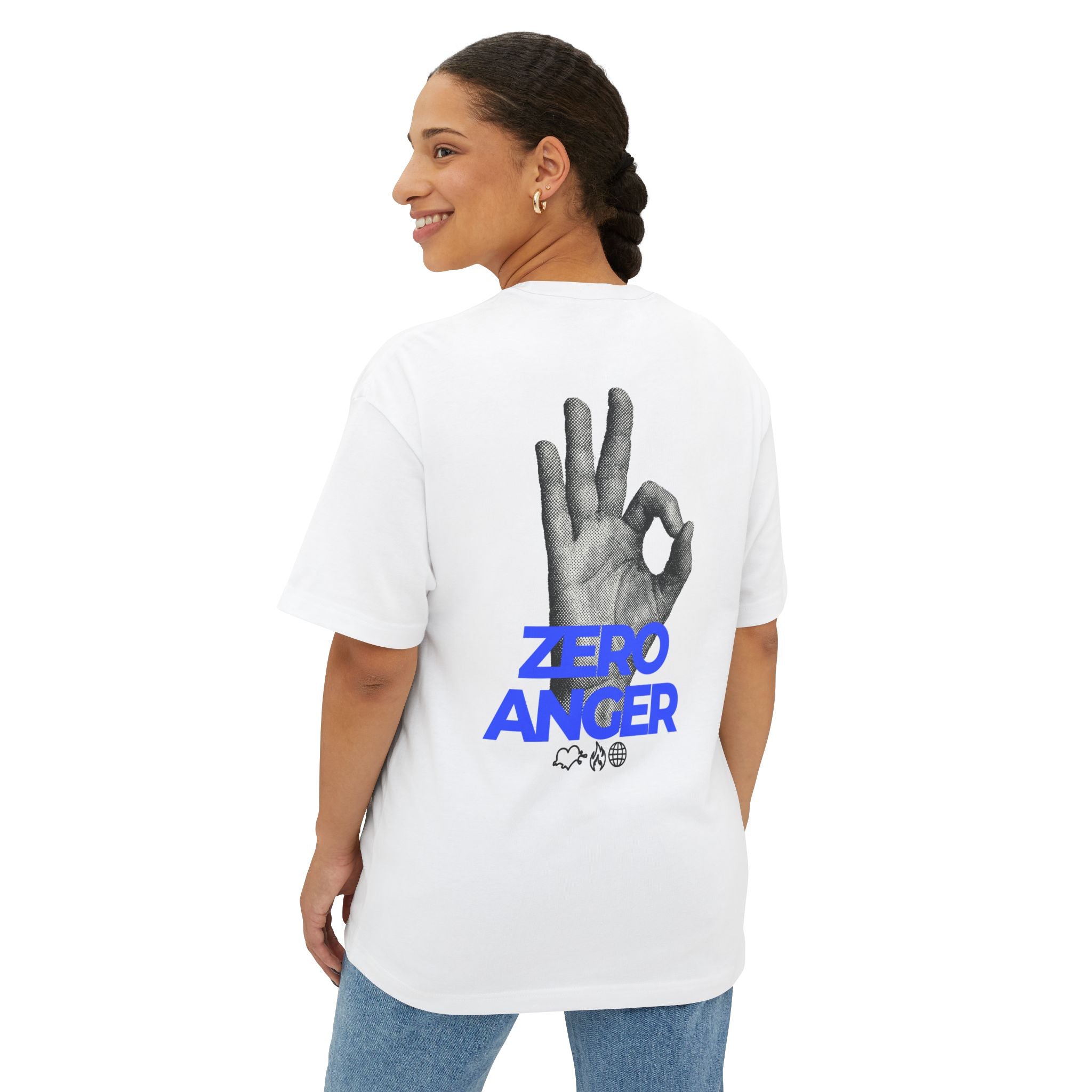 Zero Anger Unisex Oversized Boxy Tee