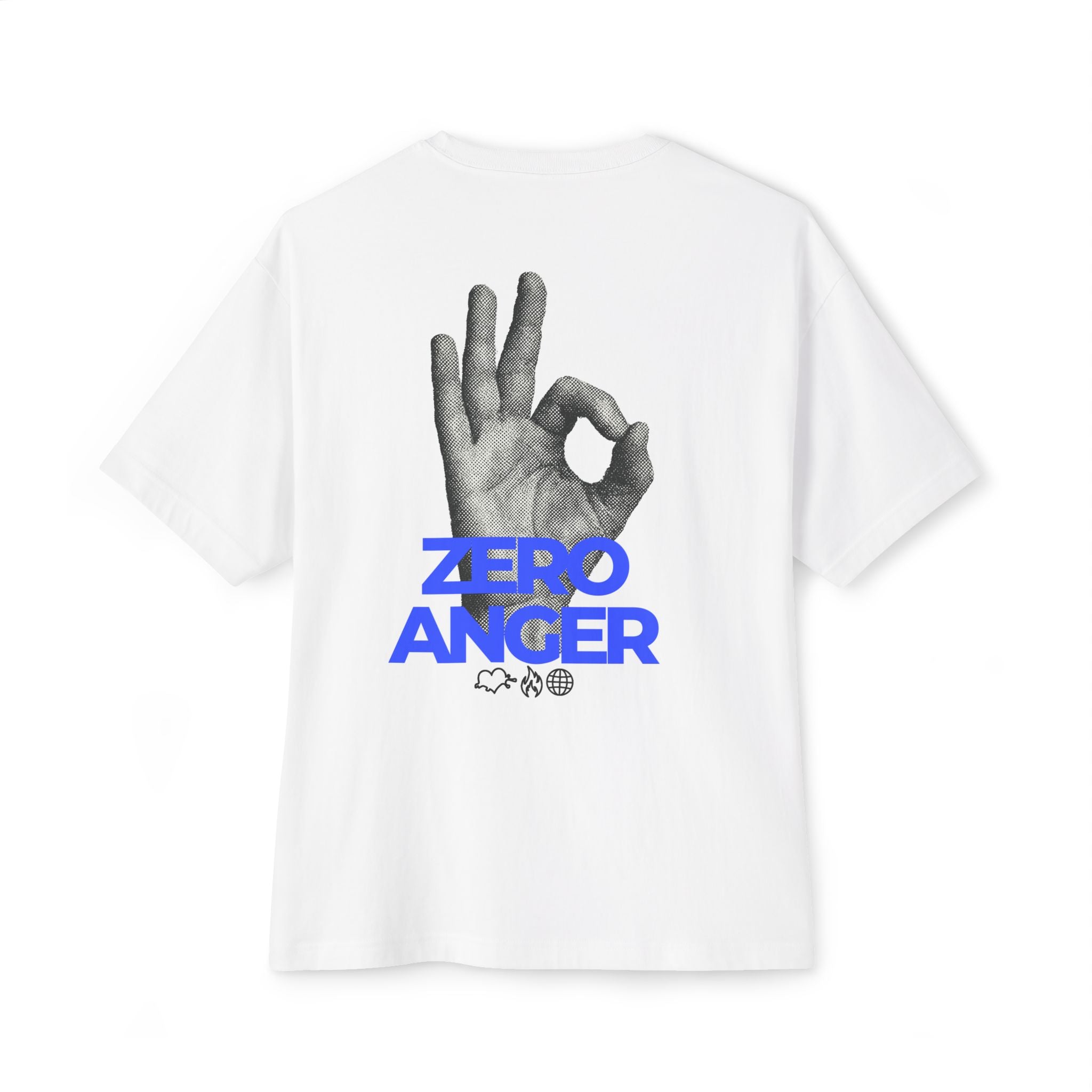 Zero Anger Unisex Oversized Boxy Tee