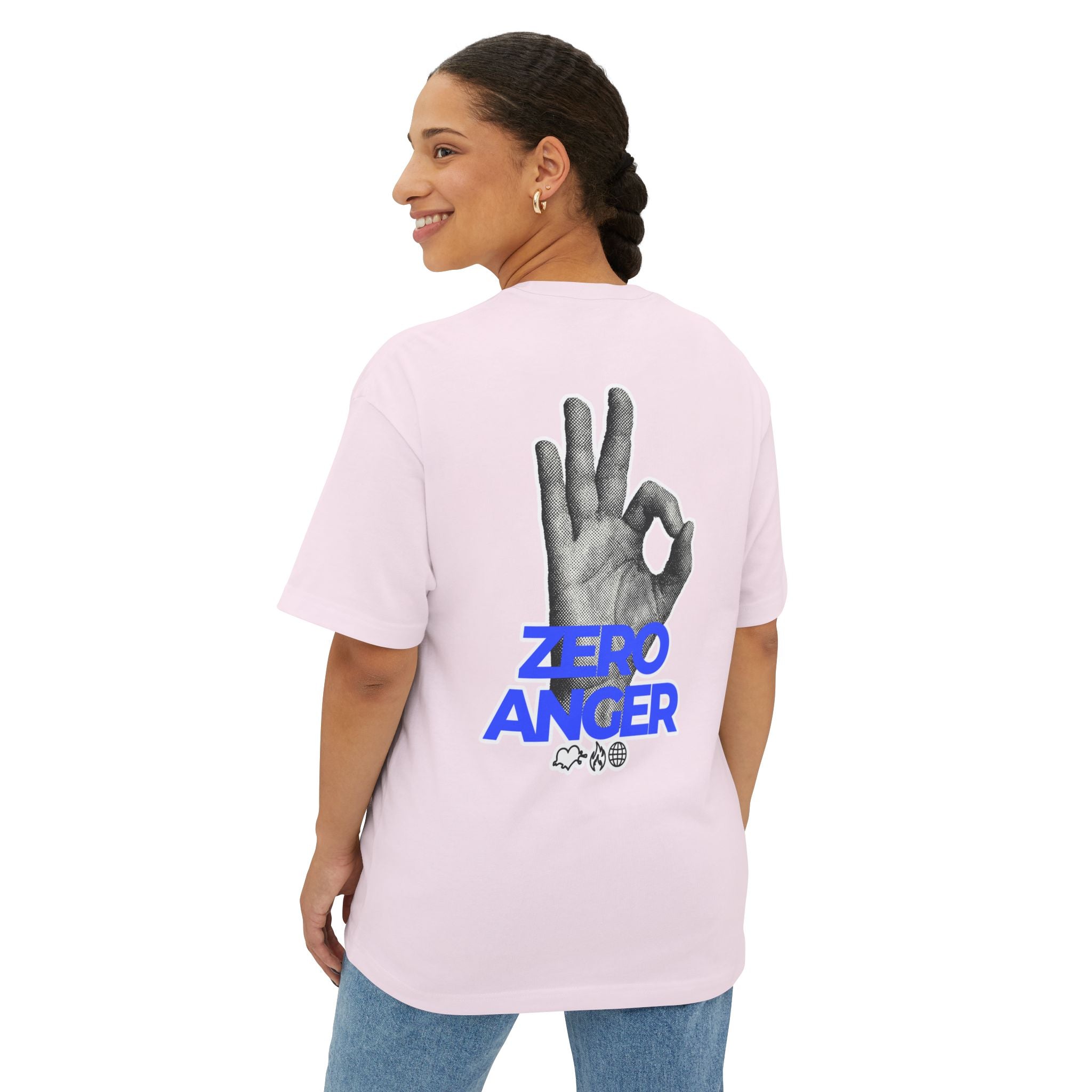 Zero Anger Unisex Oversized Boxy Tee